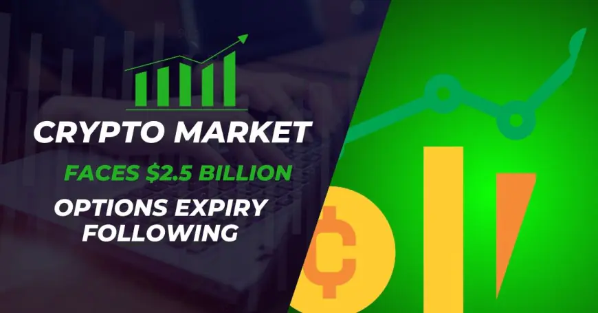 Crypto Market Braces for $2.5 Billion Options Expiry Amid Recent Downturn